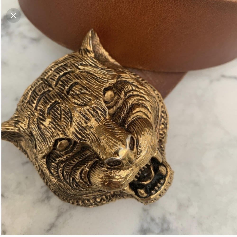Gucci tiger belt